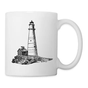Leuchtturm - Tasse - Weiß - Rechts