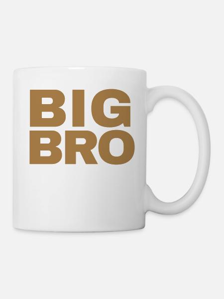 big bro - Tasse - Weiß