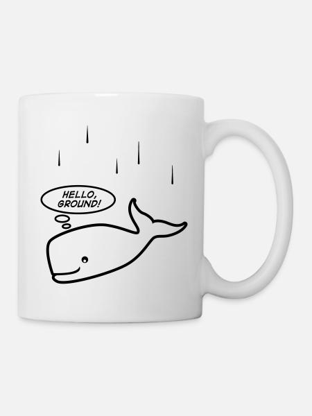 Hello ground! - Hitchhiker's guide to the galaxy - Mug - white