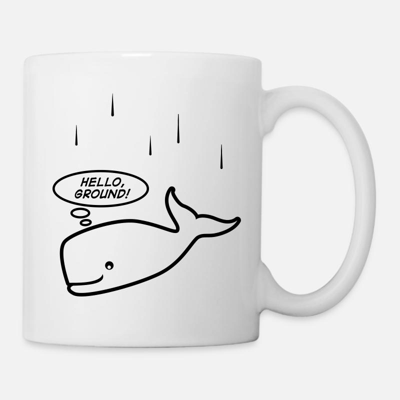 Hello ground! - Hitchhiker's guide to the galaxy - Mug - white