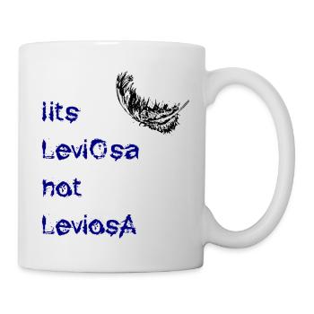 leviosa feather black blue - Mug - white - Right