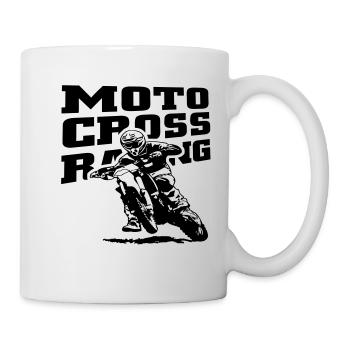 Motocross - Moto Cross - Supercross - MX - SX - Tasse - Weiß - Rechts