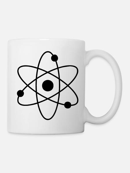 atome - atom symbol - Mug blanc - blanc