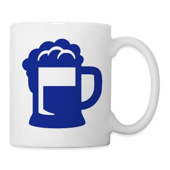 Beer Beer glass pitcher - Mug - white - Right