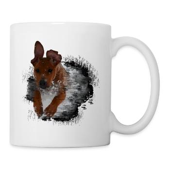 Rhodesian Ridgeback - Mug blanc - blanc - Droite