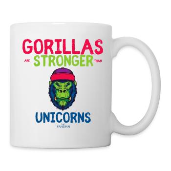 Gorilla Strong Unicorn Unicorn Gift - Mug - white - Right