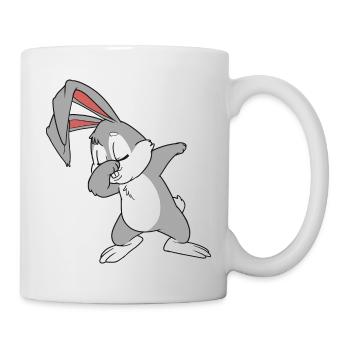 Cool lapin de paques - Mug blanc - blanc - Droite