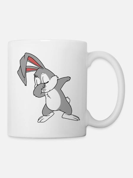 Cooler Osterhase - Tasse - Weiß
