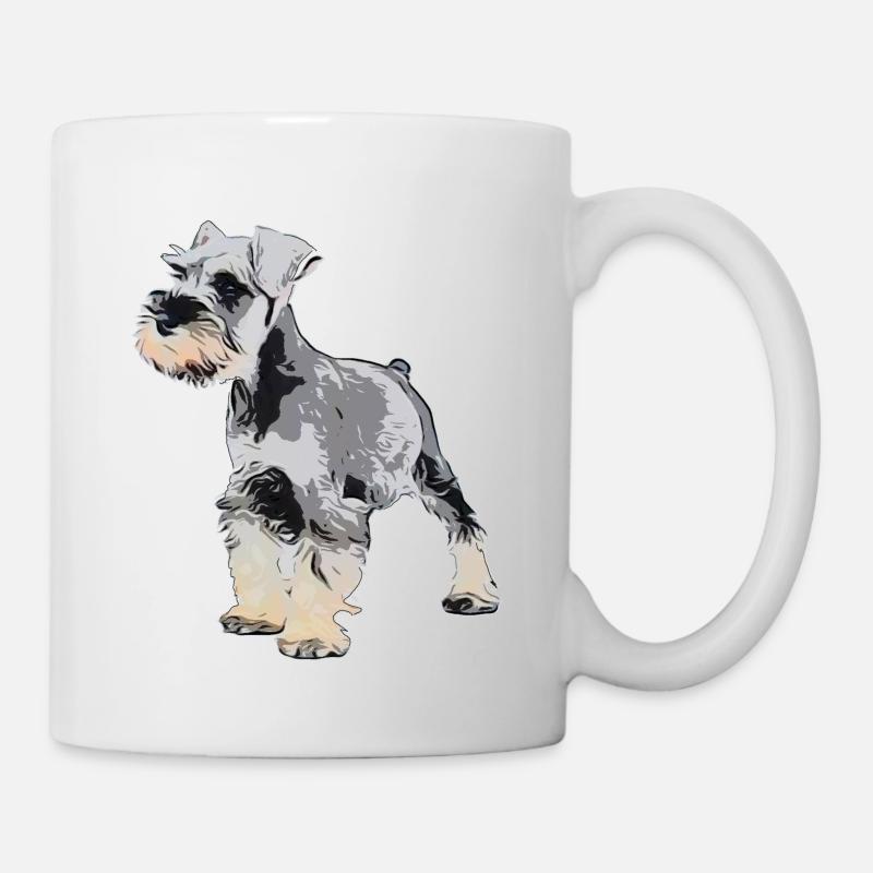 Zwergschnauzer 1 - Tasse - Weiß