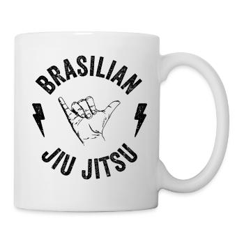 JIU JITSU Shaka BJJ Arts Martiaux Cadeau Vintage - Mug blanc - blanc - Droite