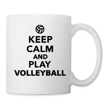 Keep calm and play Volleyball - Mug - white - Right
