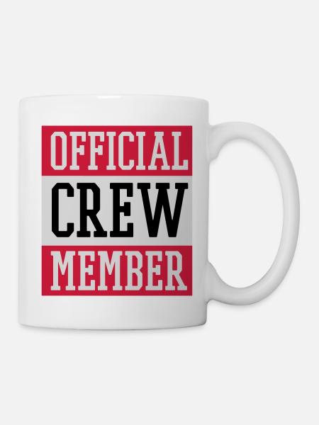 Official Crew Member - Tasse - Weiß