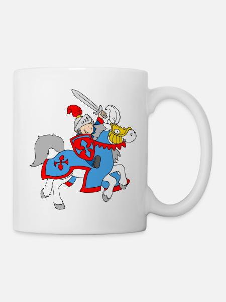 Boy Knight on a Horse - Tasse - Weiß