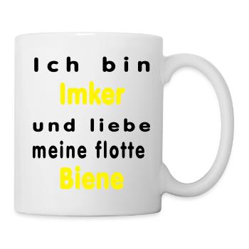 Ich bin Imker.. - Tasse - Weiß - Rechts