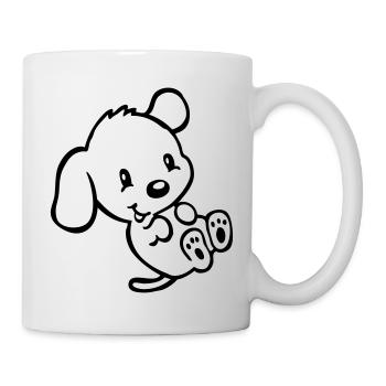 Funny Puppy (it wasn't me) - 1 color - Mug - white - Right