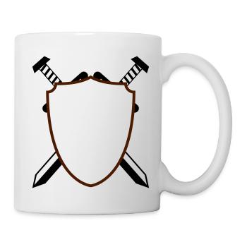 Wappen - Tasse - Weiß - Rechts