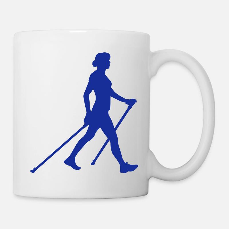 Nordic Walking - Mug - white