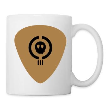guitar chip with skull (2c) - Mug - white - Right