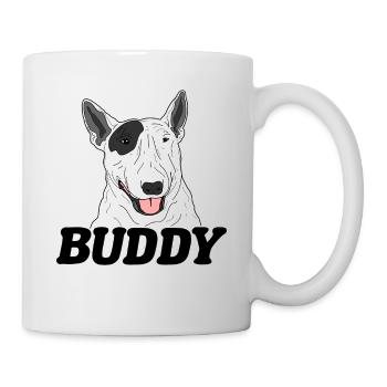 Bullterrier - Tasse - Weiß - Rechts