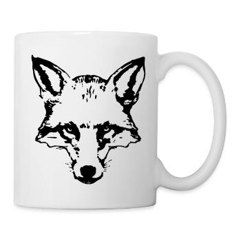 fox_head - Mug blanc - blanc - Droite
