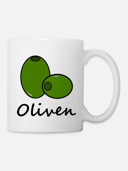 olives - Mug blanc - blanc