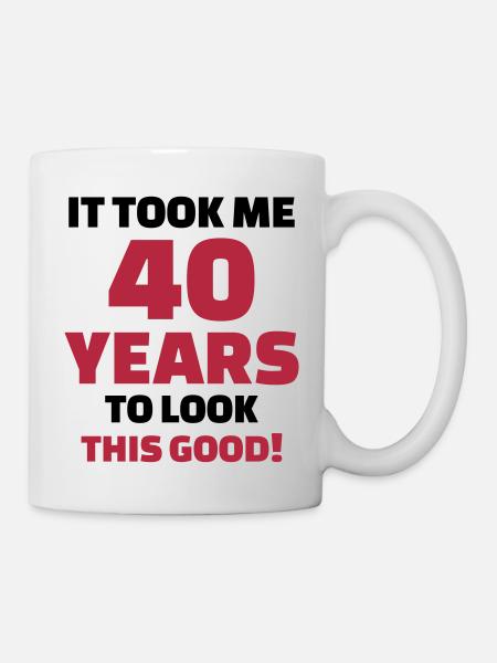 40 Years Birthday - Mug - white