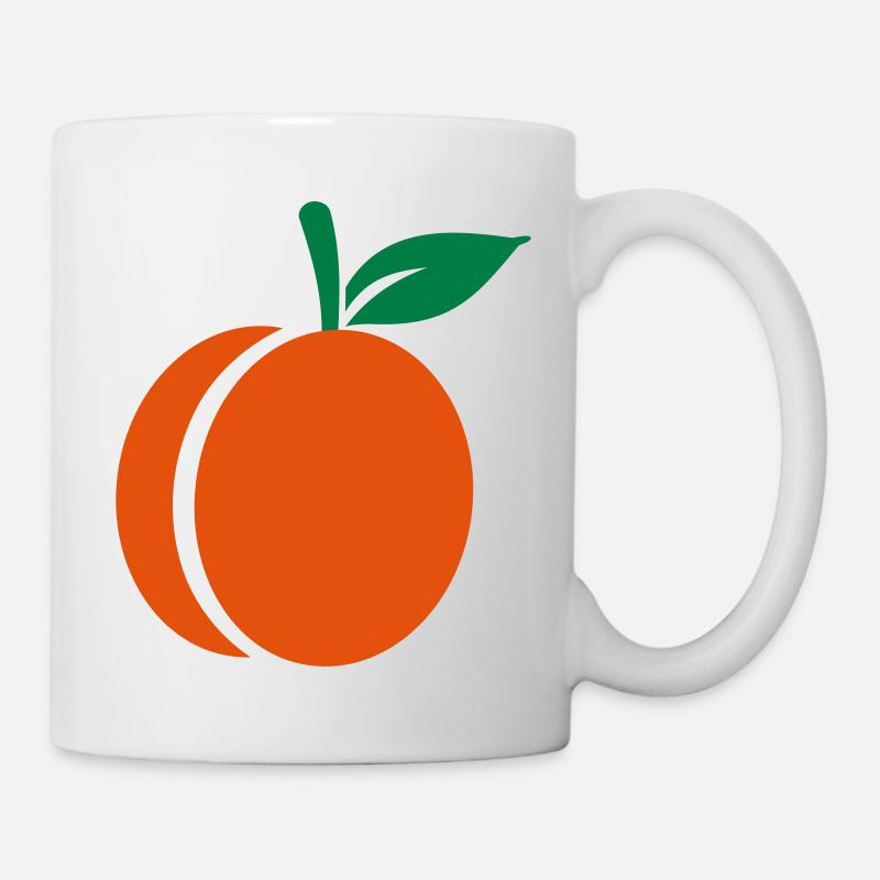 Abricot - Mug blanc - blanc