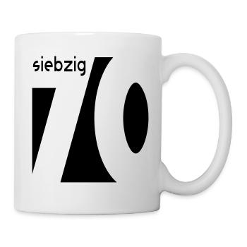 70. Geburtstag - Tasse - Weiß - Rechts