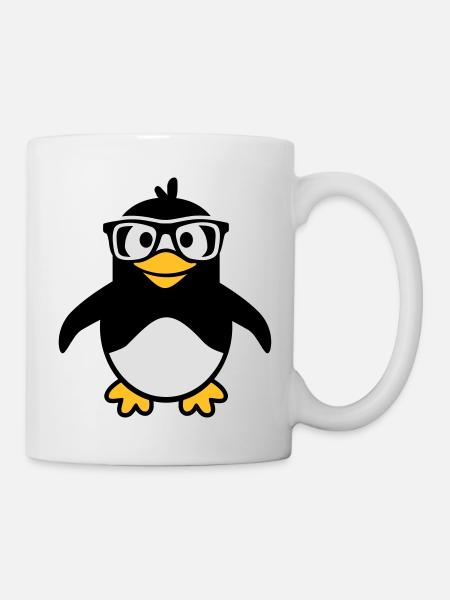 Manchot - Mug blanc - blanc