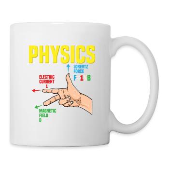 Physics Gang Sign I Right Hand Rule I Lorentz - Mug - white - Right