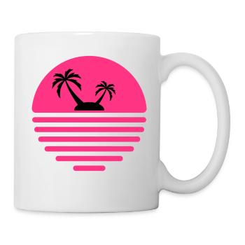 81 Sun Island Sea Palm Trees - Mug - white - Right