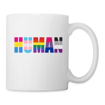 HUMAN - Rainbow - Tasse - Weiß - Rechts