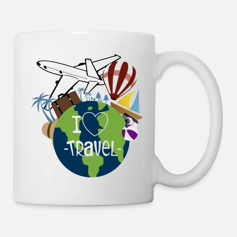 Travel for the world - Mug - white