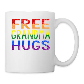 Free Grandma Hugs - Mug - white - Right