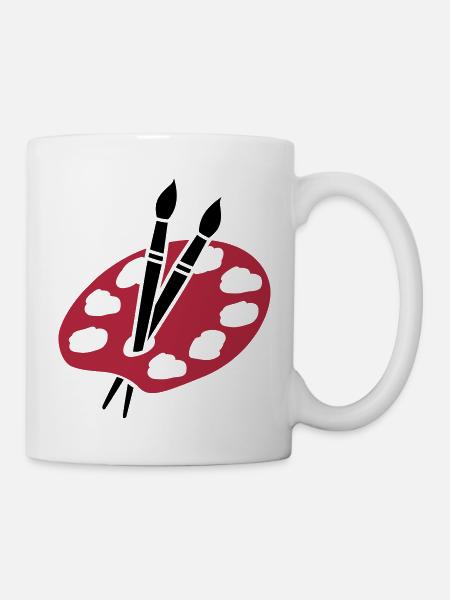 Maler - Tasse - Weiß