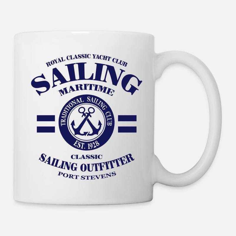 Maritime Sailing - Tasse - Weiß