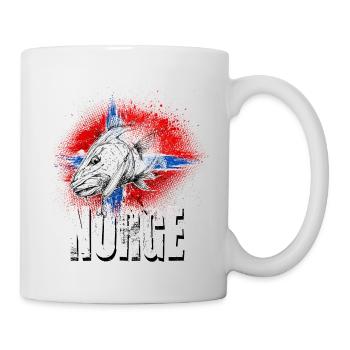 Norway cod - Mug - white - Right