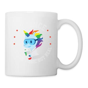 Funny science unicorn saying teacher gift - Mug - white - Right