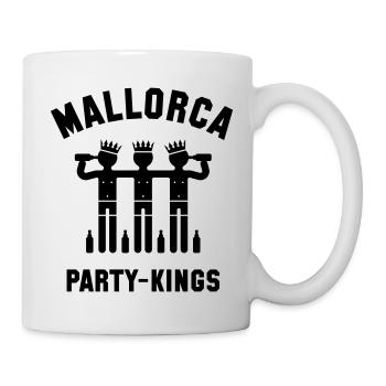 Mallorca Party-Kings (Partyurlaub) - Tasse - Weiß - Rechts