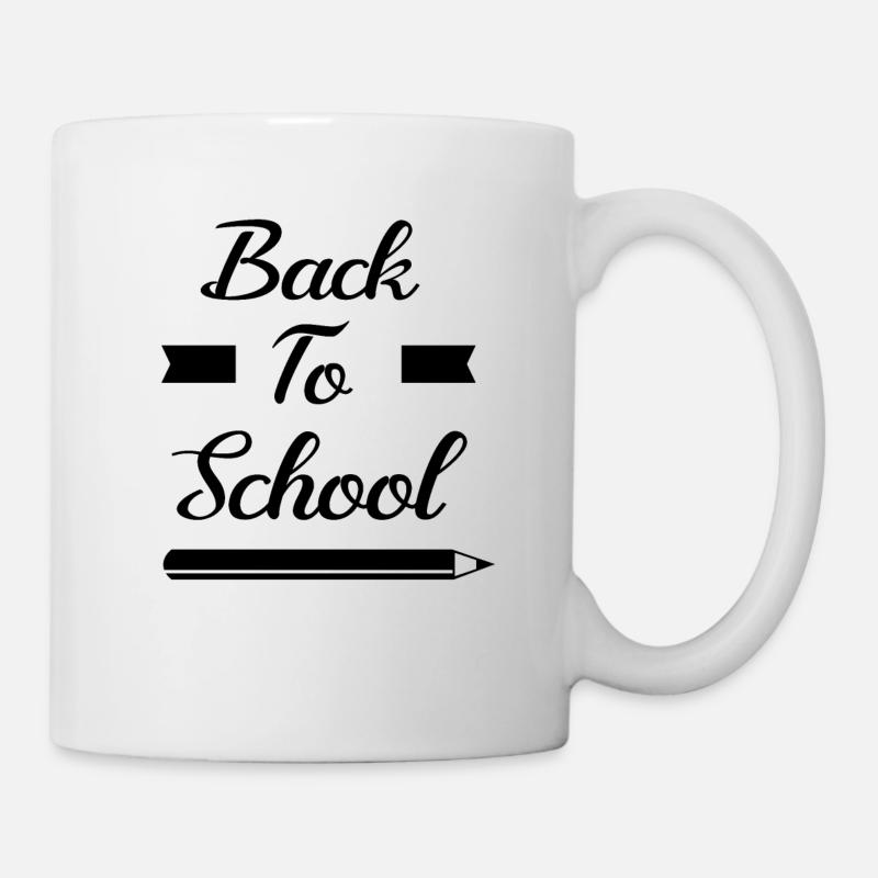 back to school - Tasse - Weiß
