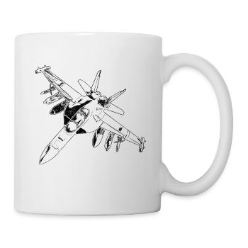 Armée militaire soldat véhicules militaires - Mug blanc - blanc - Droite