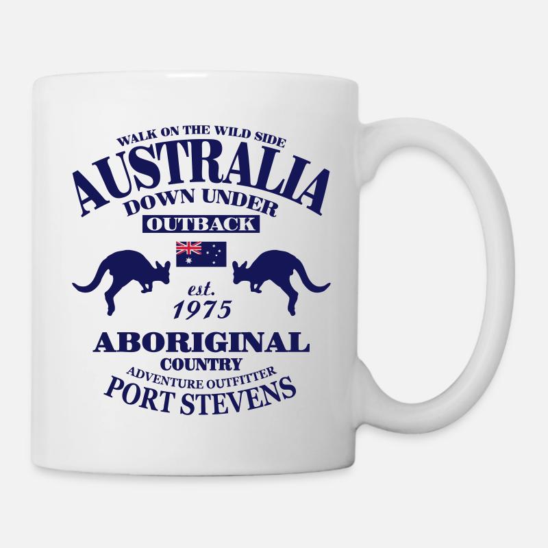Australian Outback - Aboriginal Country - Tasse - Weiß