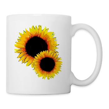 Sunflowers - Mug - white - Right