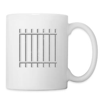 Clé de prison - Mug blanc - blanc - Droite