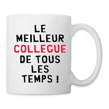 Collègue / Bureau / Travail / Collegue Entreprise - Mug blanc - blanc - Droite