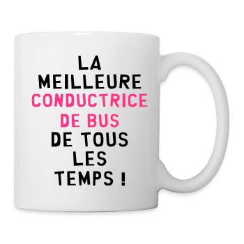 Bus / Conducteur / Chauffeur / Machiniste / Car - Mug blanc - blanc - Droite