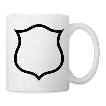 Badge Abzeichen Divisa - Form - Customize it ! - Mug - white - Right