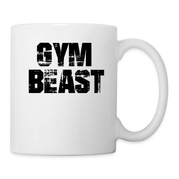 GYM BEAST THÉ - Mug blanc - blanc - Droite