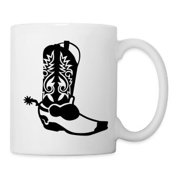 cowboy - Tasse - Weiß - Rechts