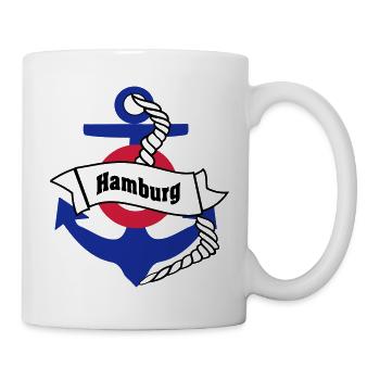 hamburg_1 - Tasse - Weiß - Rechts